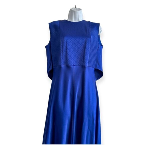 Hugo Boss Blue Dacosa GC Maxi Dress, Size 42 EU, Cobalt Blue, NWT - Picture 2 of 16
